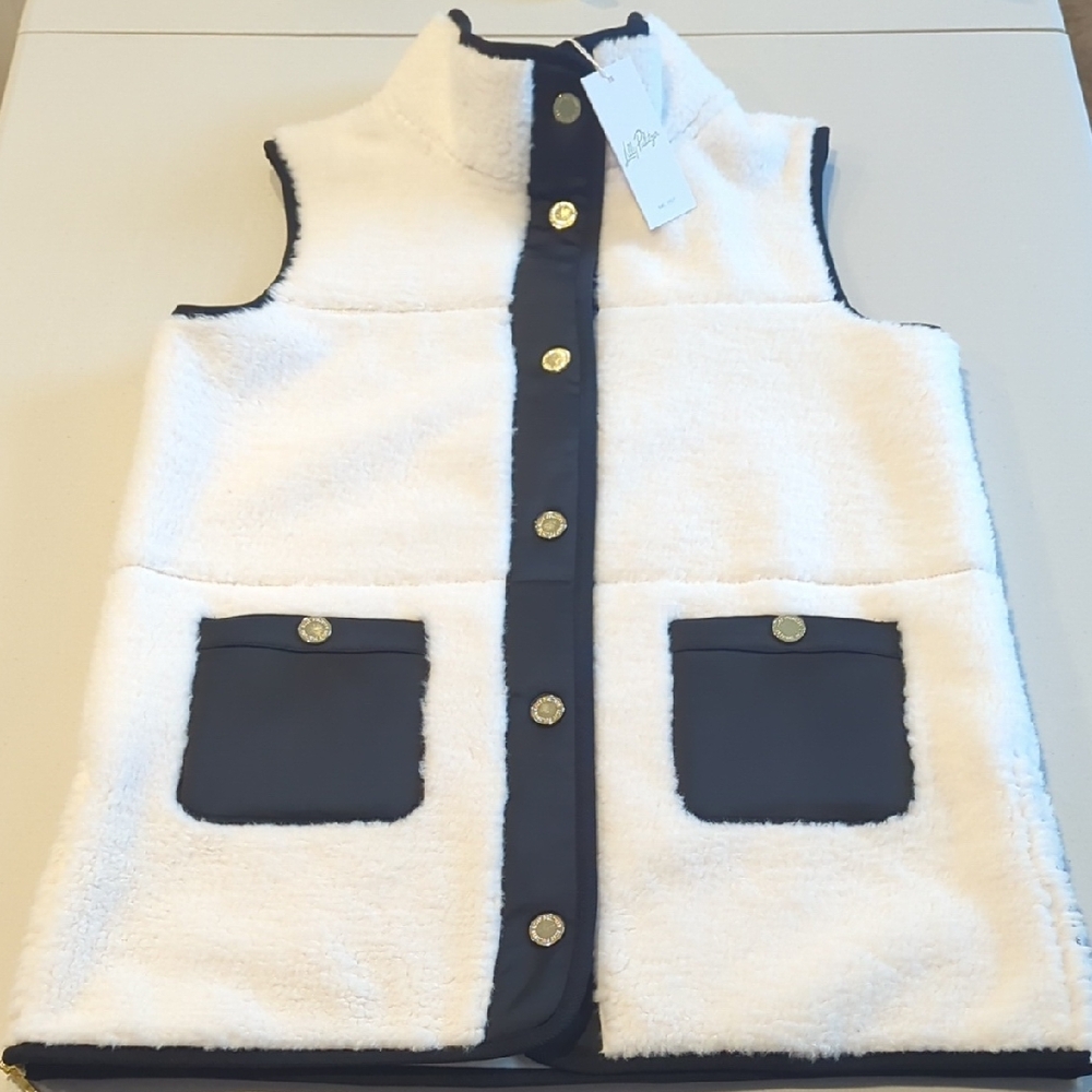 NWT Lilly Pulitzer Graycele Sherpa Vest